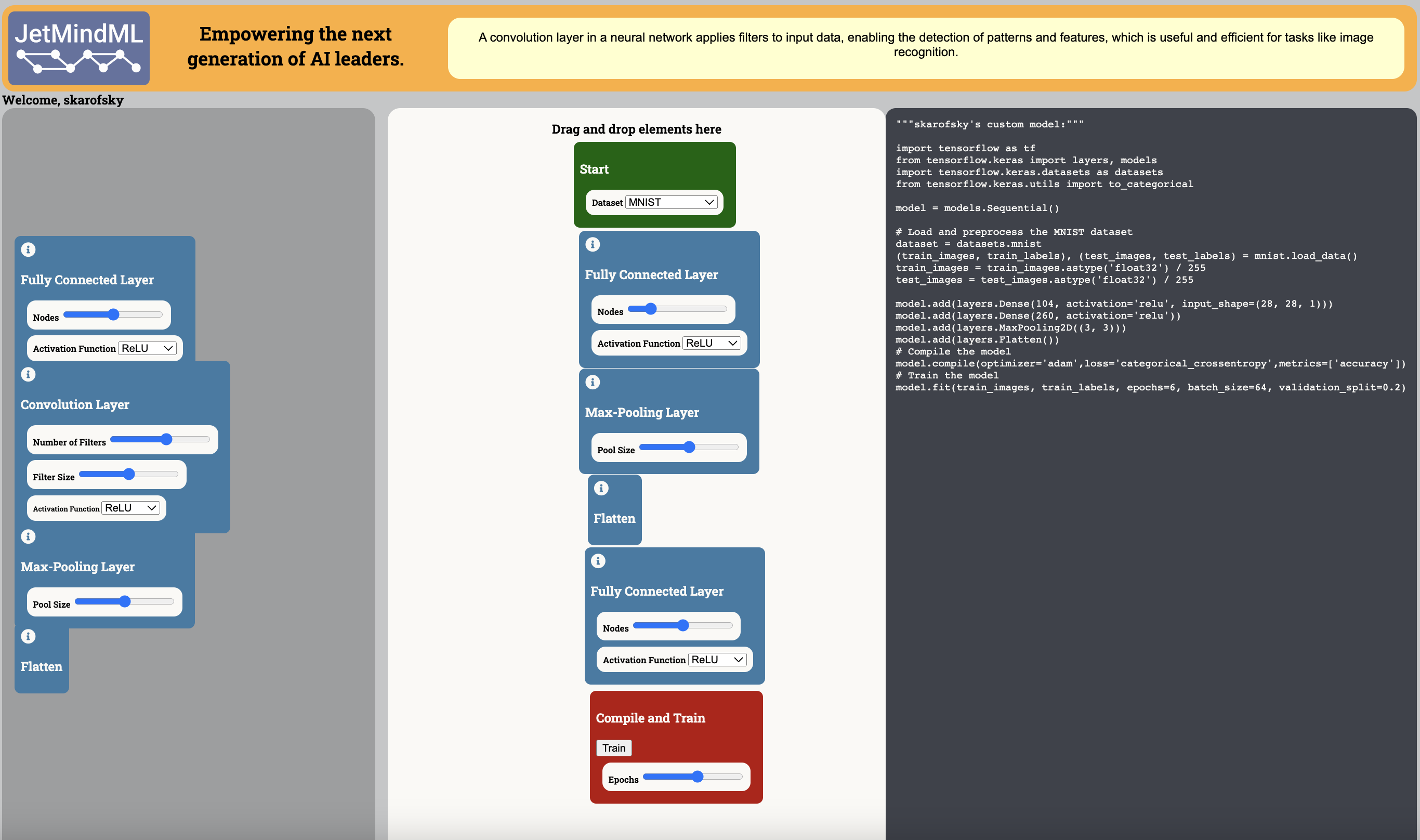 No-Code Neural Network